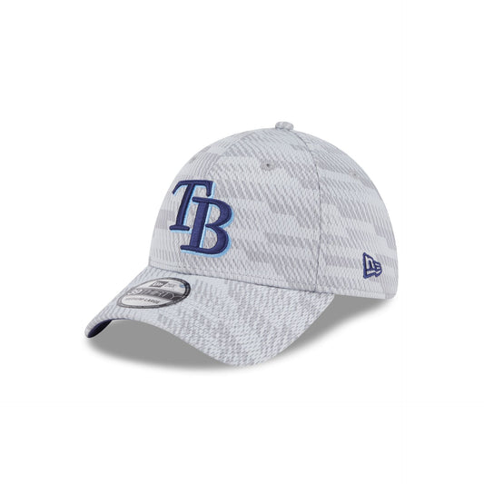 Tampa Bay Rays 2025 Clubhouse Gray 39THIRTY Stretch Fit