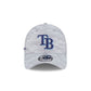 Tampa Bay Rays 2025 Clubhouse Gray 39THIRTY Stretch Fit