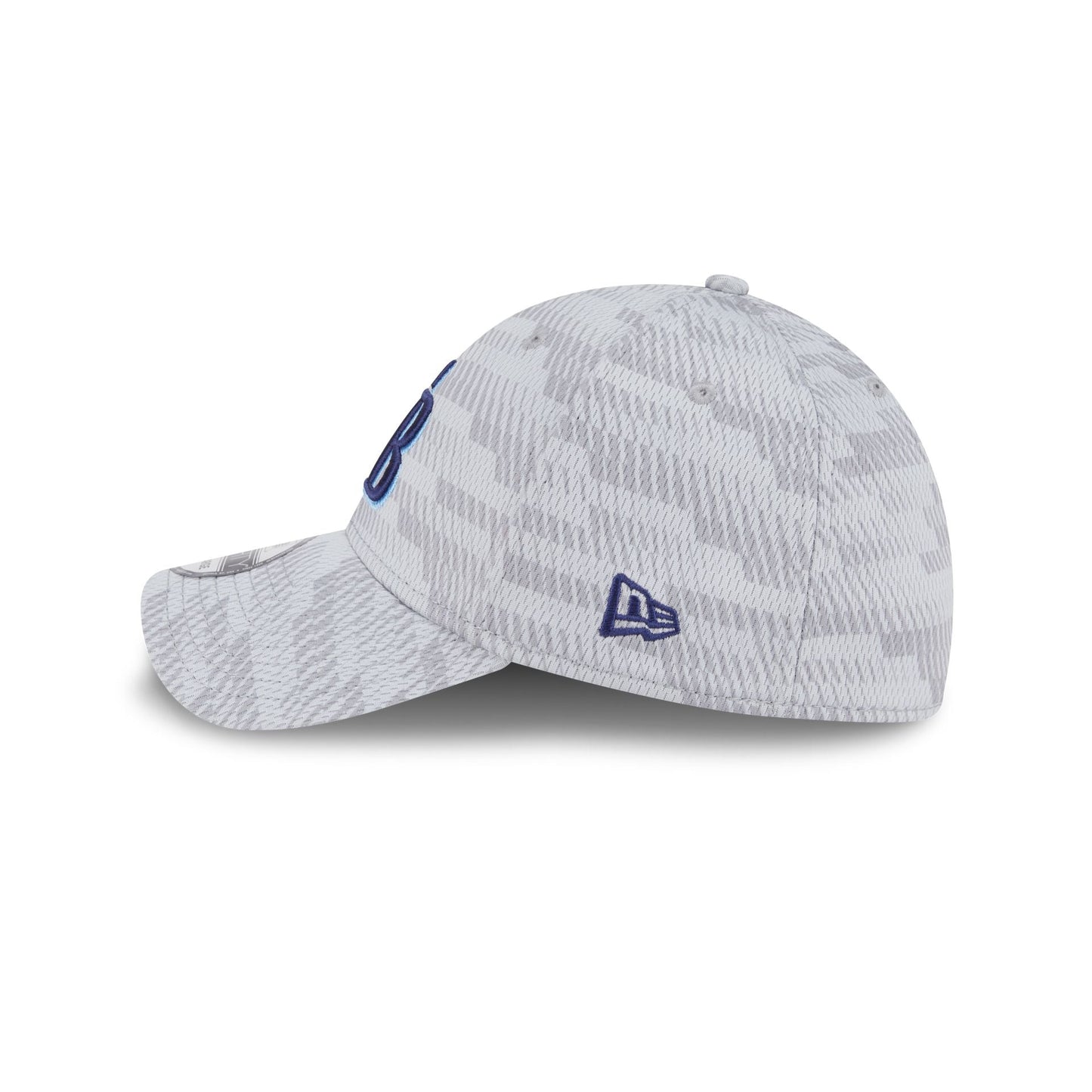 Tampa Bay Rays 2025 Clubhouse Gray 39THIRTY Stretch Fit