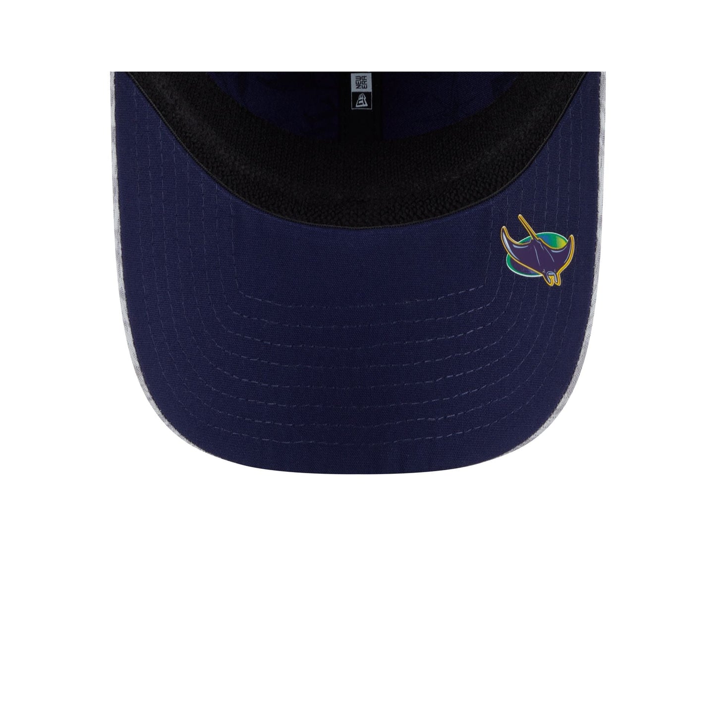 Tampa Bay Rays 2025 Clubhouse Gray 39THIRTY Stretch Fit