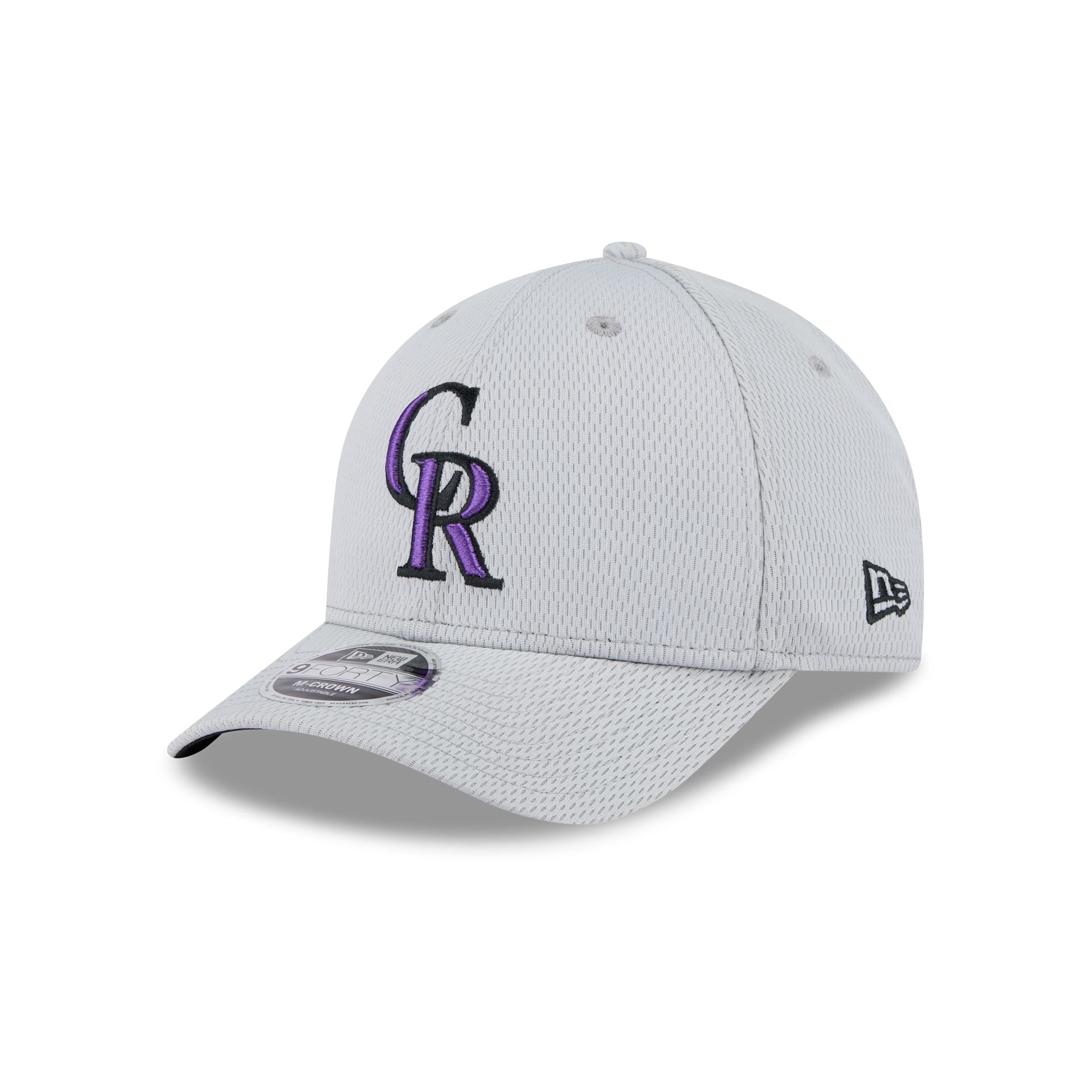 Colorado Rockies 2025 Clubhouse Gray 9FORTY M-Crown Snapback Hat