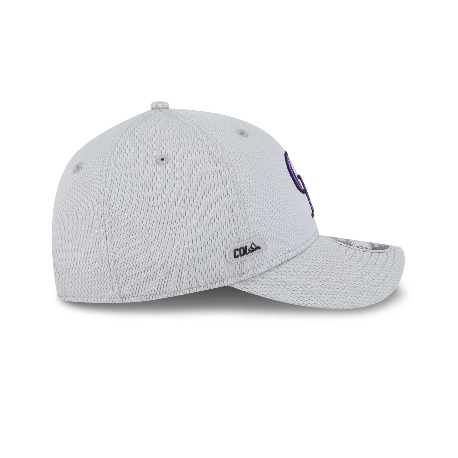 Colorado Rockies 2025 Clubhouse Gray 9FORTY M-Crown Snapback Hat