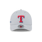 Texas Rangers 2025 Clubhouse Gray 9FORTY M-Crown Snapback Hat