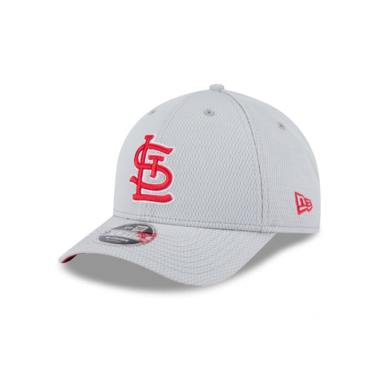 St. Louis Cardinals 2025 Clubhouse Gray 9FORTY M-Crown Snapback Hat