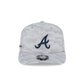 Atlanta Braves 2025 Clubhouse Gray 9SEVENTY Stretch-Snap Hat