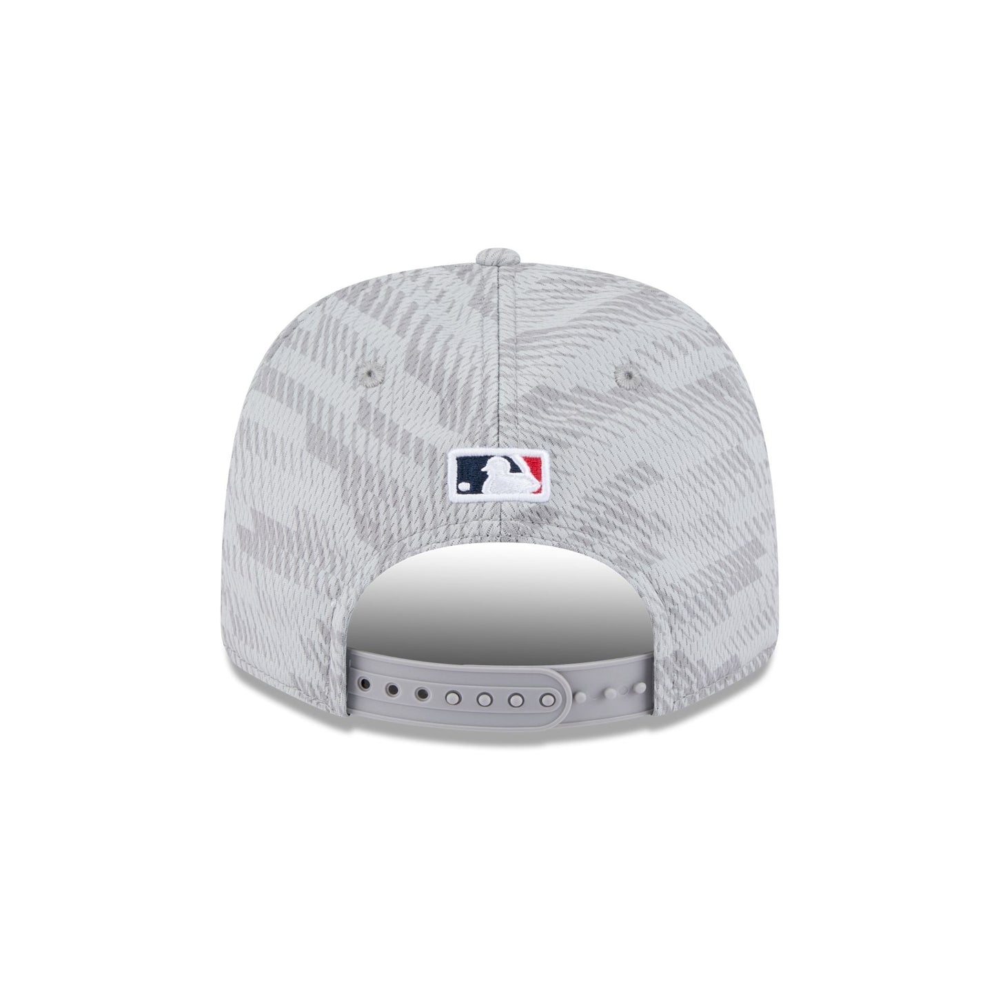 Atlanta Braves 2025 Clubhouse Gray 9SEVENTY Stretch-Snap Hat