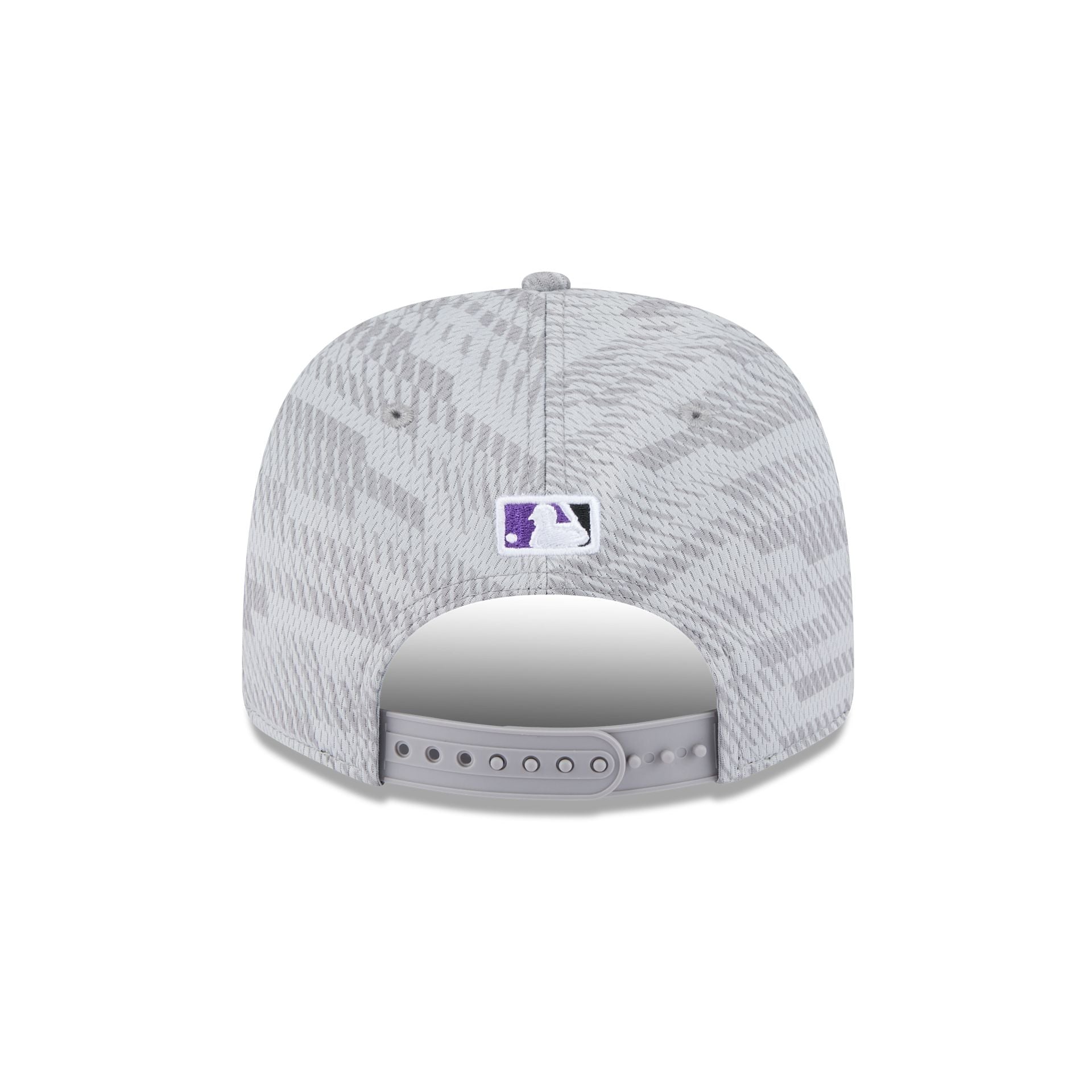 Colorado Rockies 2025 Clubhouse Gray 9SEVENTY Stretch-Snap Hat