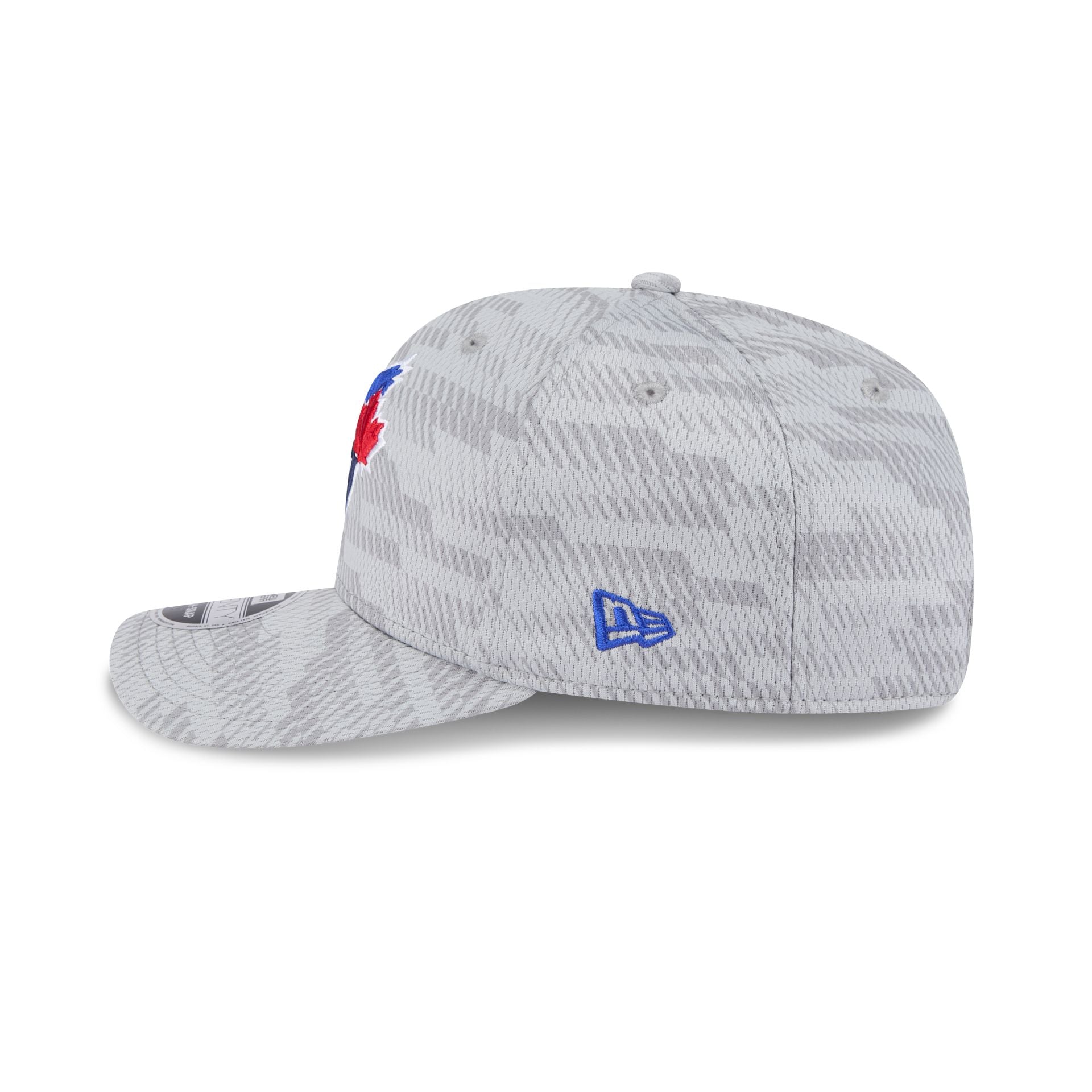 Toronto Blue Jays 2025 Clubhouse Gray 9SEVENTY Stretch-Snap Hat