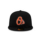 Baltimore Orioles 2025 Clubhouse Alt Black 59FIFTY Fitted Hat