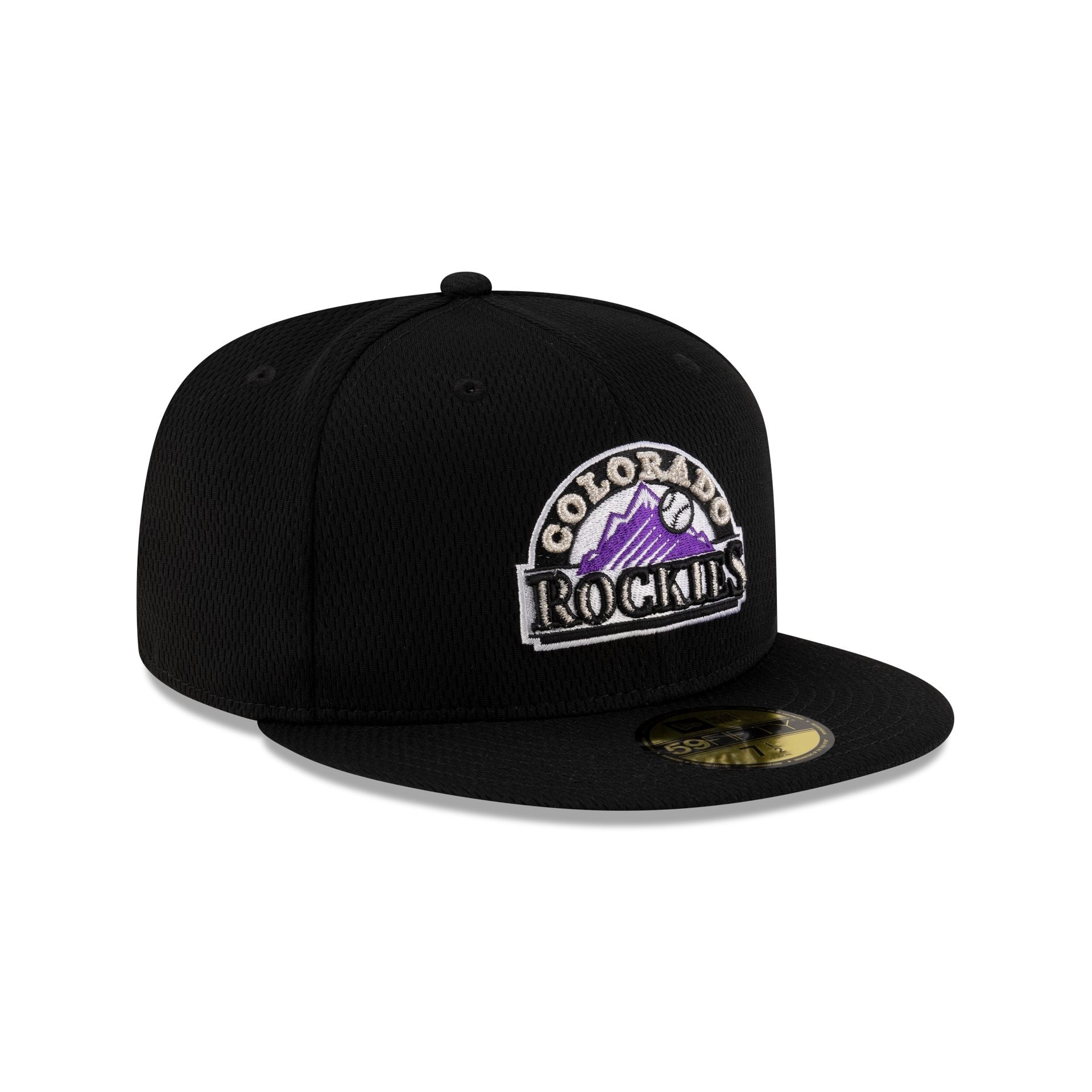 Colorado Rockies 2025 Clubhouse Alt Black 59FIFTY Fitted Hat