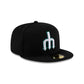 Seattle Mariners 2025 Clubhouse Alt Black 59FIFTY Fitted Hat