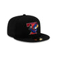 Toronto Blue Jays 2025 Clubhouse Alt Black 59FIFTY Fitted Hat