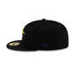 Tampa Bay Rays 2025 Clubhouse Alt Black 59FIFTY Fitted Hat