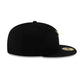 Tampa Bay Rays 2025 Clubhouse Alt Black 59FIFTY Fitted Hat