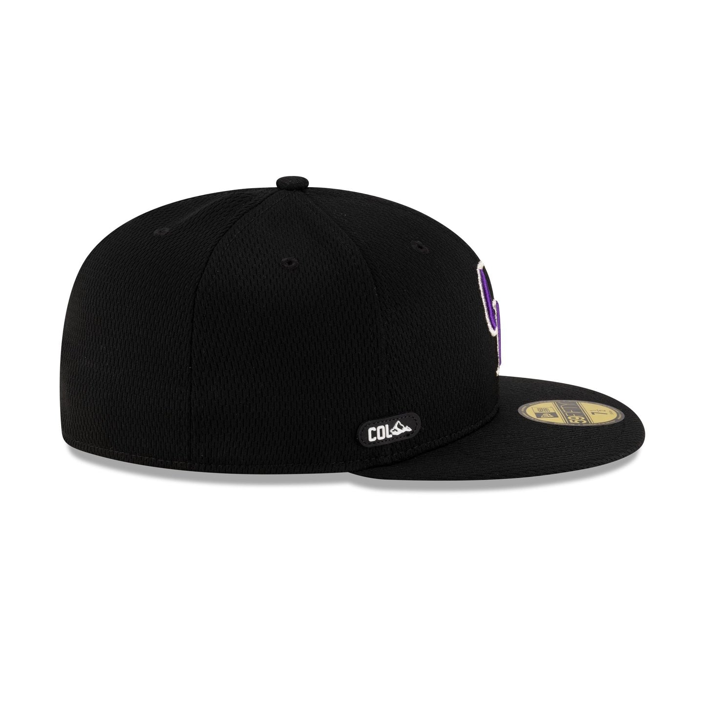 Colorado Rockies 2025 Clubhouse Black 59FIFTY Fitted Hat
