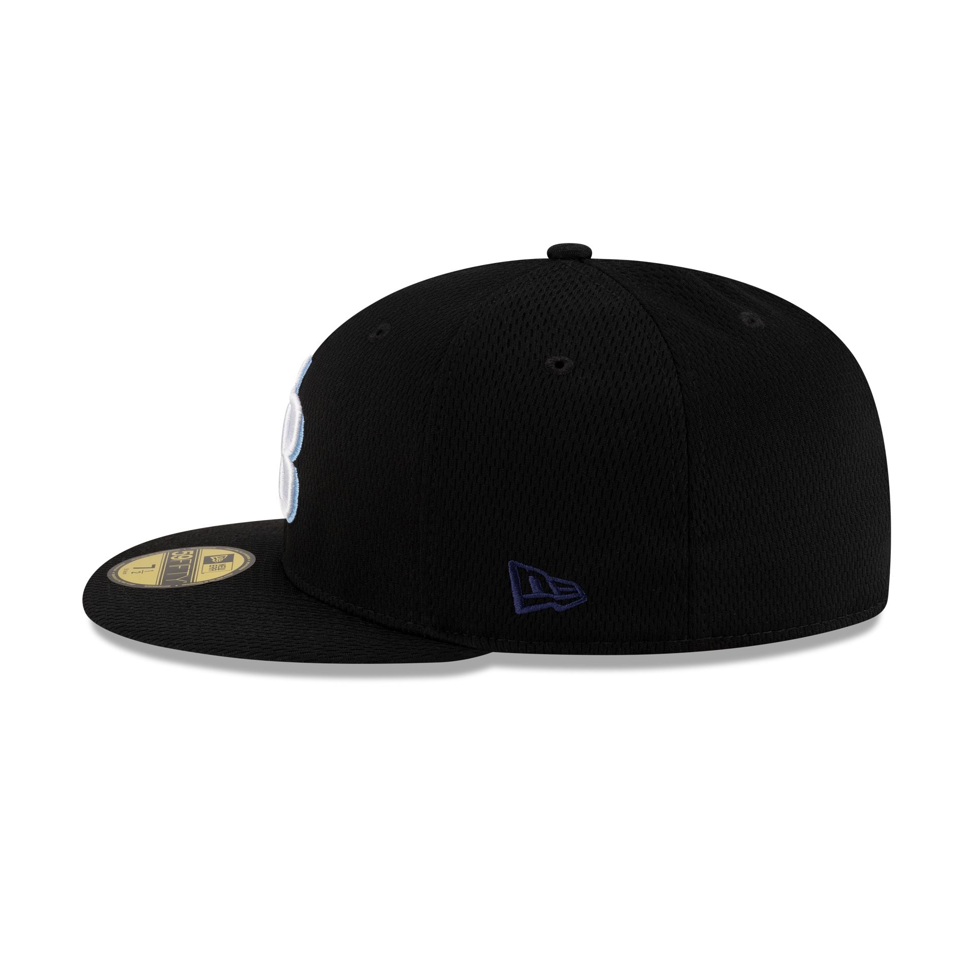Tampa Bay Rays 2025 Clubhouse Black 59FIFTY Fitted Hat
