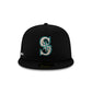 Seattle Mariners 2025 Clubhouse Black 59FIFTY Fitted Hat