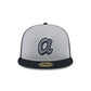 Atlanta Braves 2025 Batting Practice Gray 59FIFTY Fitted Hat