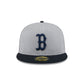 Boston Red Sox 2025 Batting Practice Gray 59FIFTY Fitted Hat