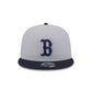 Boston Red Sox 2025 Batting Practice Gray 9FIFTY Snapback Hat