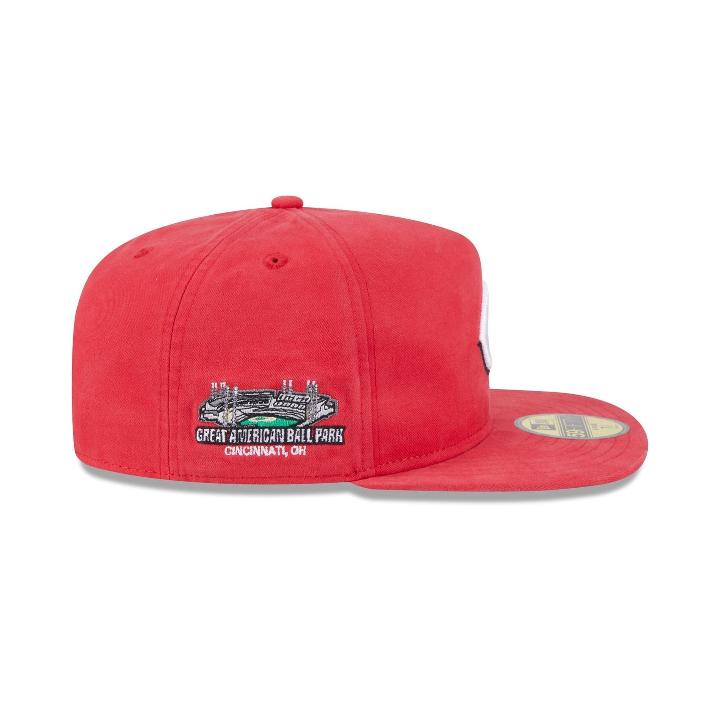 Cincinnati Reds Championship Side Flag 59FIFTY A-Frame Fitted Hat