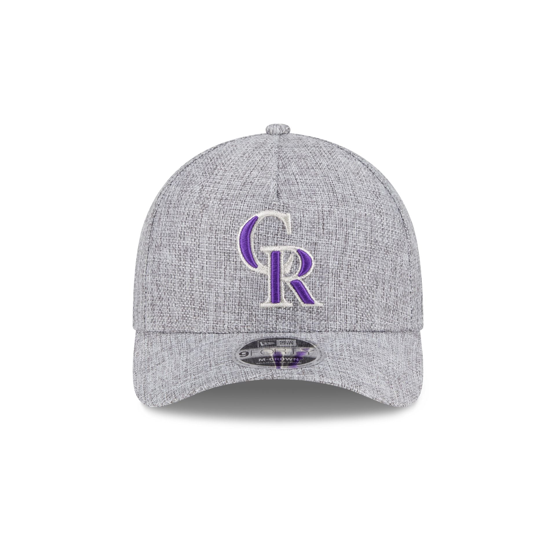 Colorado Rockies Cotton Weave Gray 9FORTY M-Crown A-Frame Snapback Hat