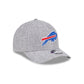 Buffalo Bills Cotton Weave Gray 9FORTY M-Crown A-Frame Snapback Hat