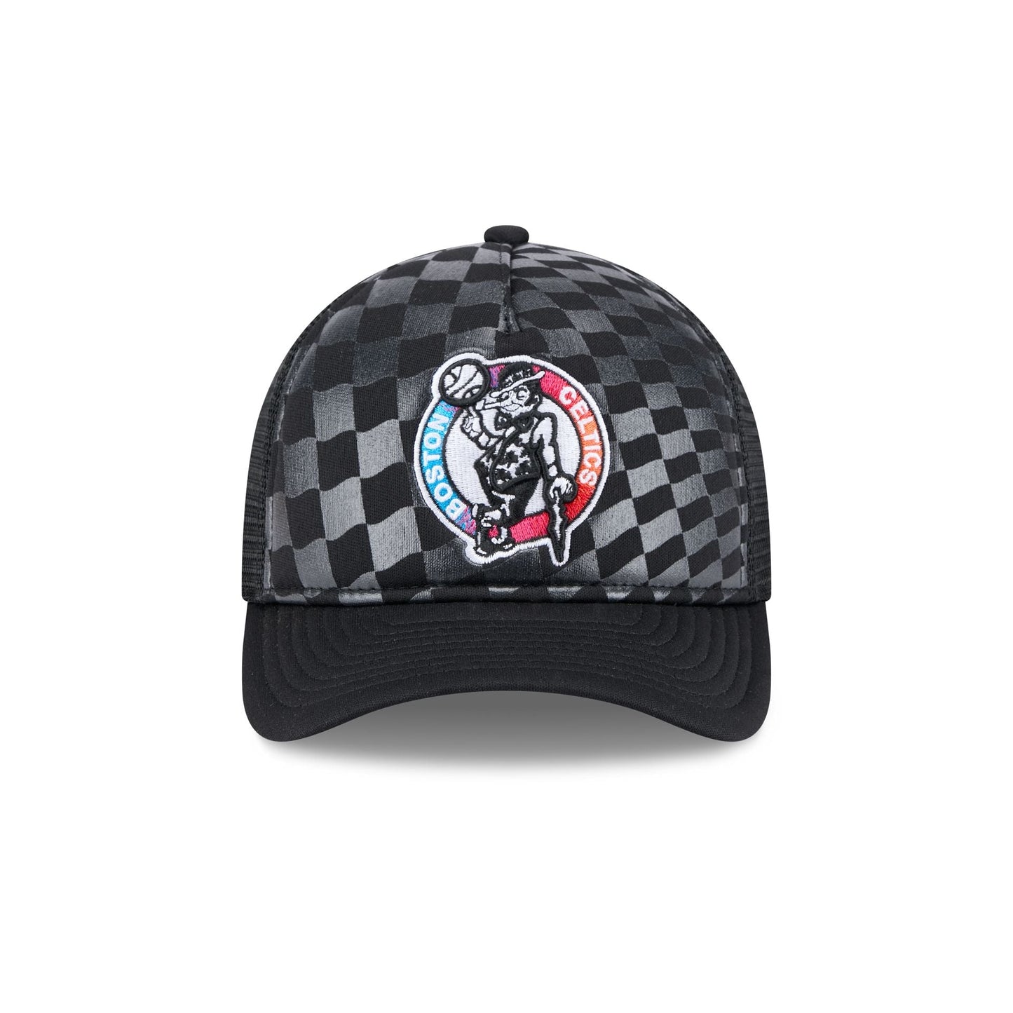 Boston Celtics Gradient Raceway 9FORTY M-Crown A-Frame Trucker Hat