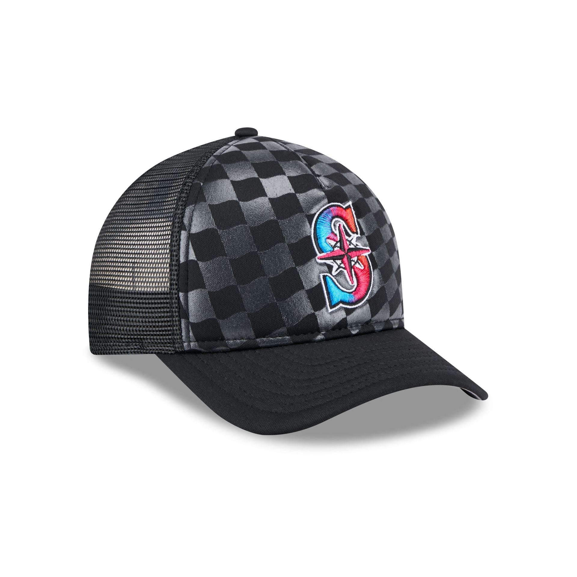 Seattle Mariners Gradient Raceway 9FORTY M-Crown A-Frame Trucker Hat