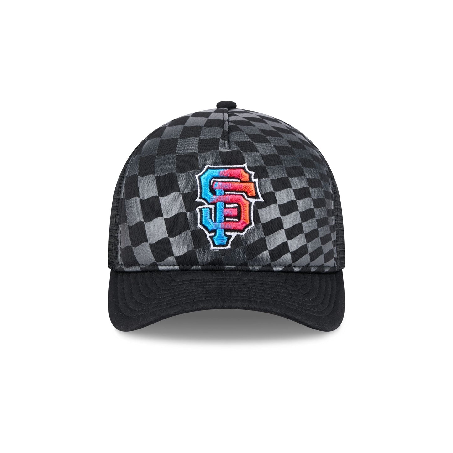 San Francisco Giants Gradient Raceway 9FORTY M-Crown A-Frame Trucker Hat