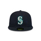 Seattle Mariners Color Pattern 59FIFTY Fitted Hat