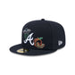 Atlanta Braves State Stitch 59FIFTY Fitted Hat