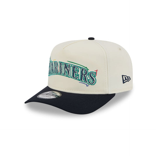 Seattle Mariners Team Scribble Golfer Hat