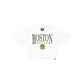 Boston Bruins Throwback Prep Women's Cropped T-Shirt