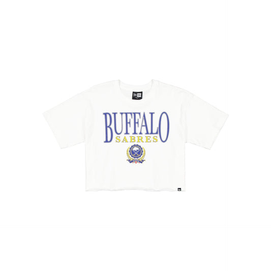 Buffalo Sabres Throwback Prep Women's Cropped T-Shirt