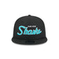 San Jose Sharks Script 9FIFTY Snapback Hat