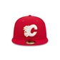 Calgary Flames Rear Wordmark 59FIFTY Fitted Hat
