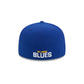 St. Louis Blues Rear Wordmark 59FIFTY Fitted Hat