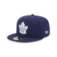 Toronto Maple Leafs Rear Wordmark 59FIFTY Fitted Hat