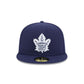Toronto Maple Leafs Rear Wordmark 59FIFTY Fitted Hat