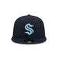 Seattle Kraken Rear Wordmark 59FIFTY Fitted Hat