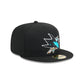 San Jose Sharks Rear Wordmark 59FIFTY Fitted Hat