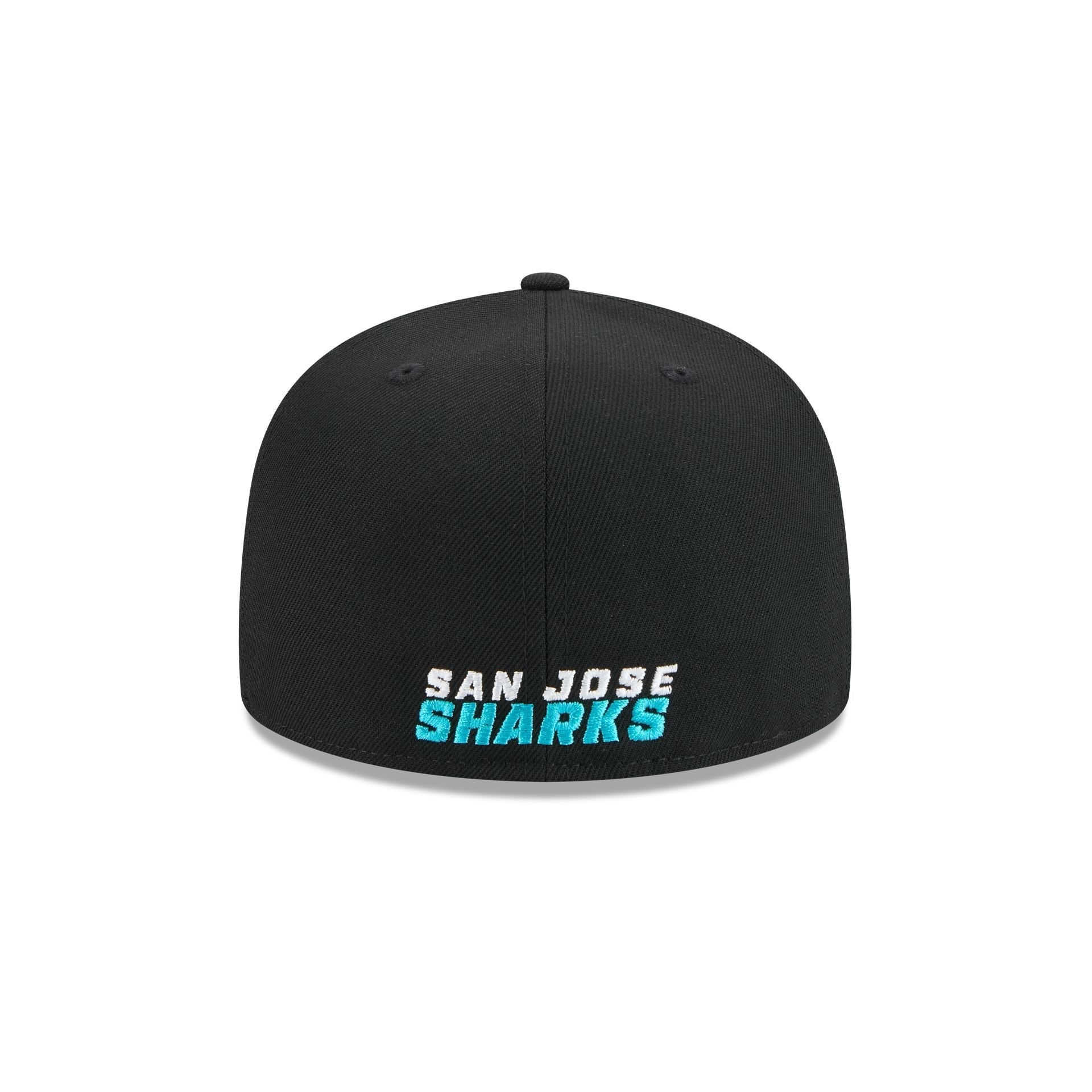 San Jose Sharks Rear Wordmark 59FIFTY Fitted Hat