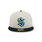 Seattle Kraken Chrome White 59FIFTY Fitted Hat
