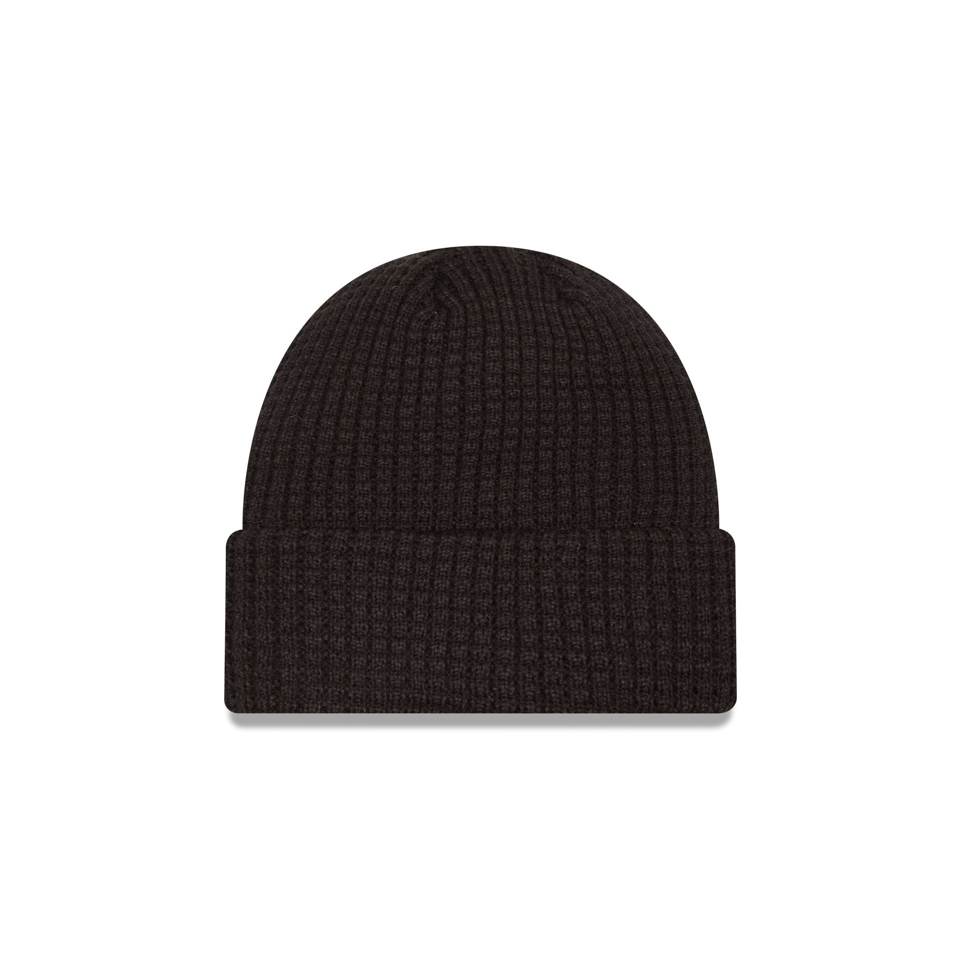 Boston Bruins Black Waffle Knit Beanie Hat