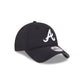 Atlanta Braves Everyday Nylon Black 9TWENTY Adjustable Hat