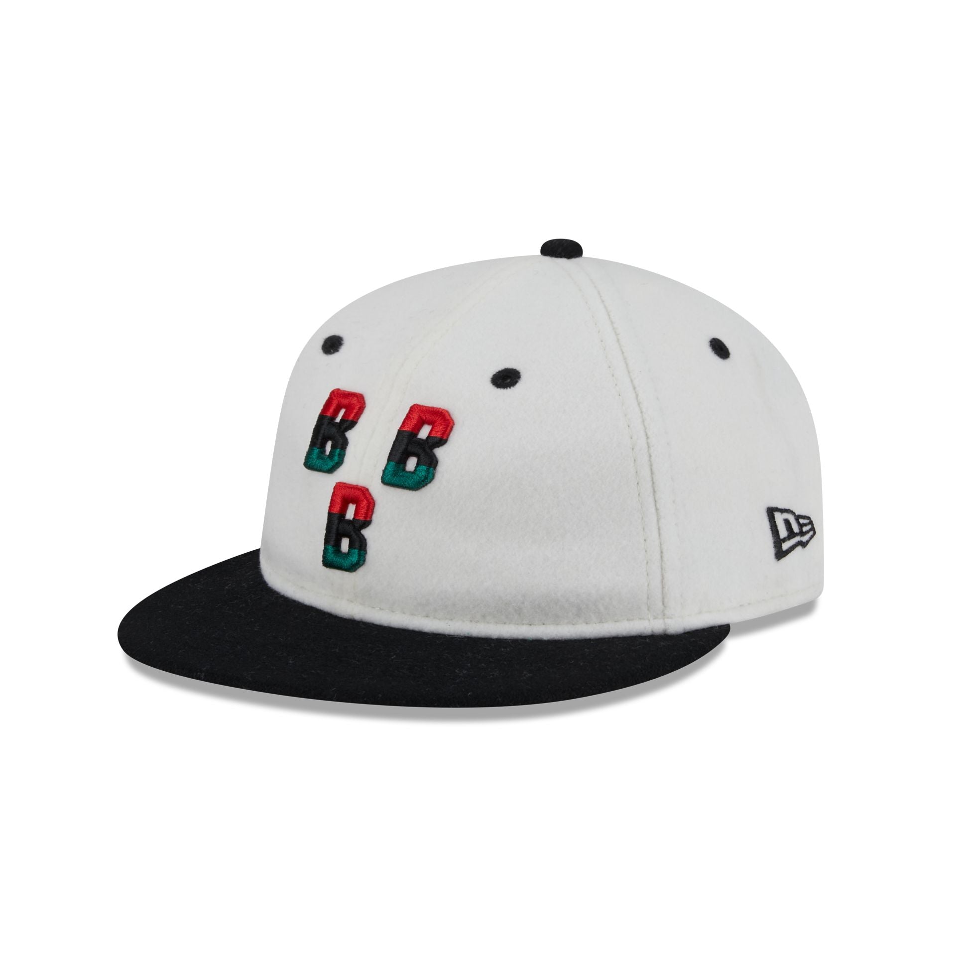Birmingham Black Barons Tri Color Retro Crown 9FIFTY Snapback Hat