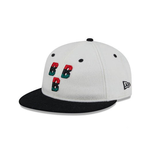 Birmingham Black Barons Tri Color Retro Crown 9FIFTY Snapback Hat