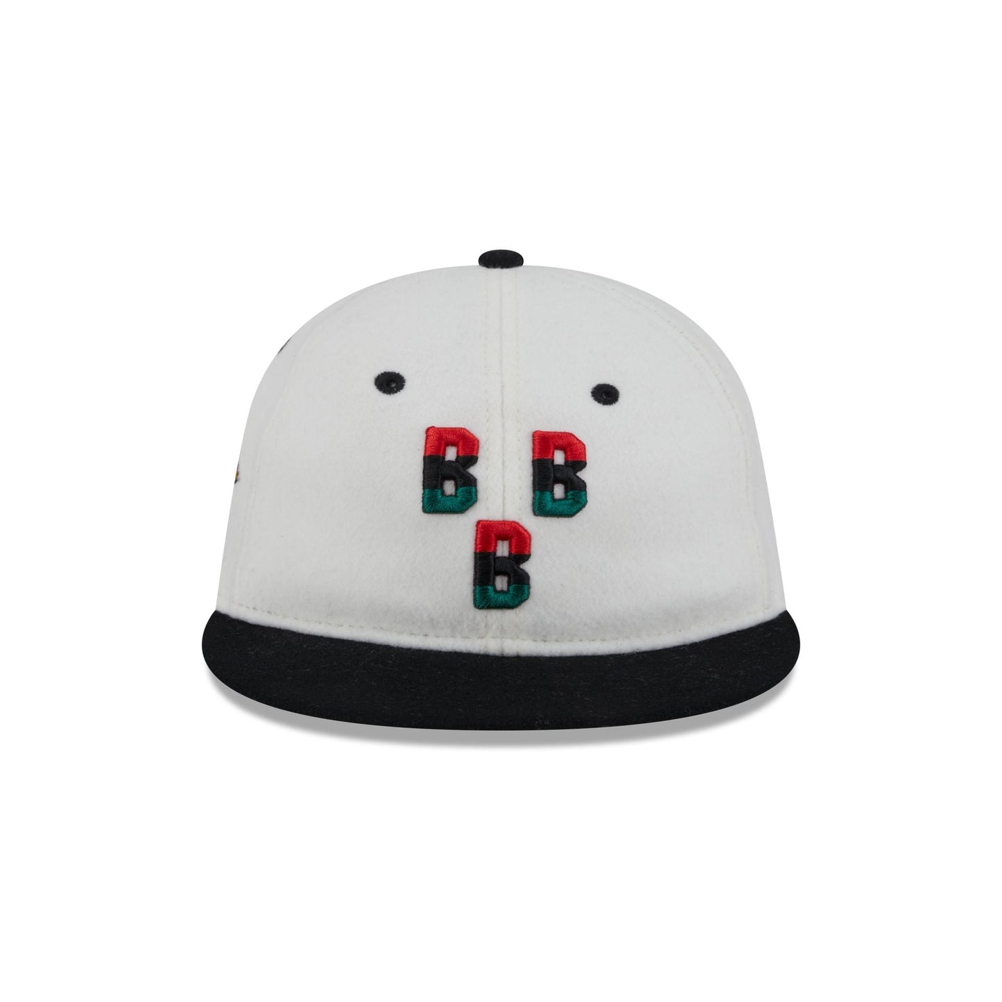 Birmingham Black Barons Tri Color Retro Crown 9FIFTY Snapback Hat