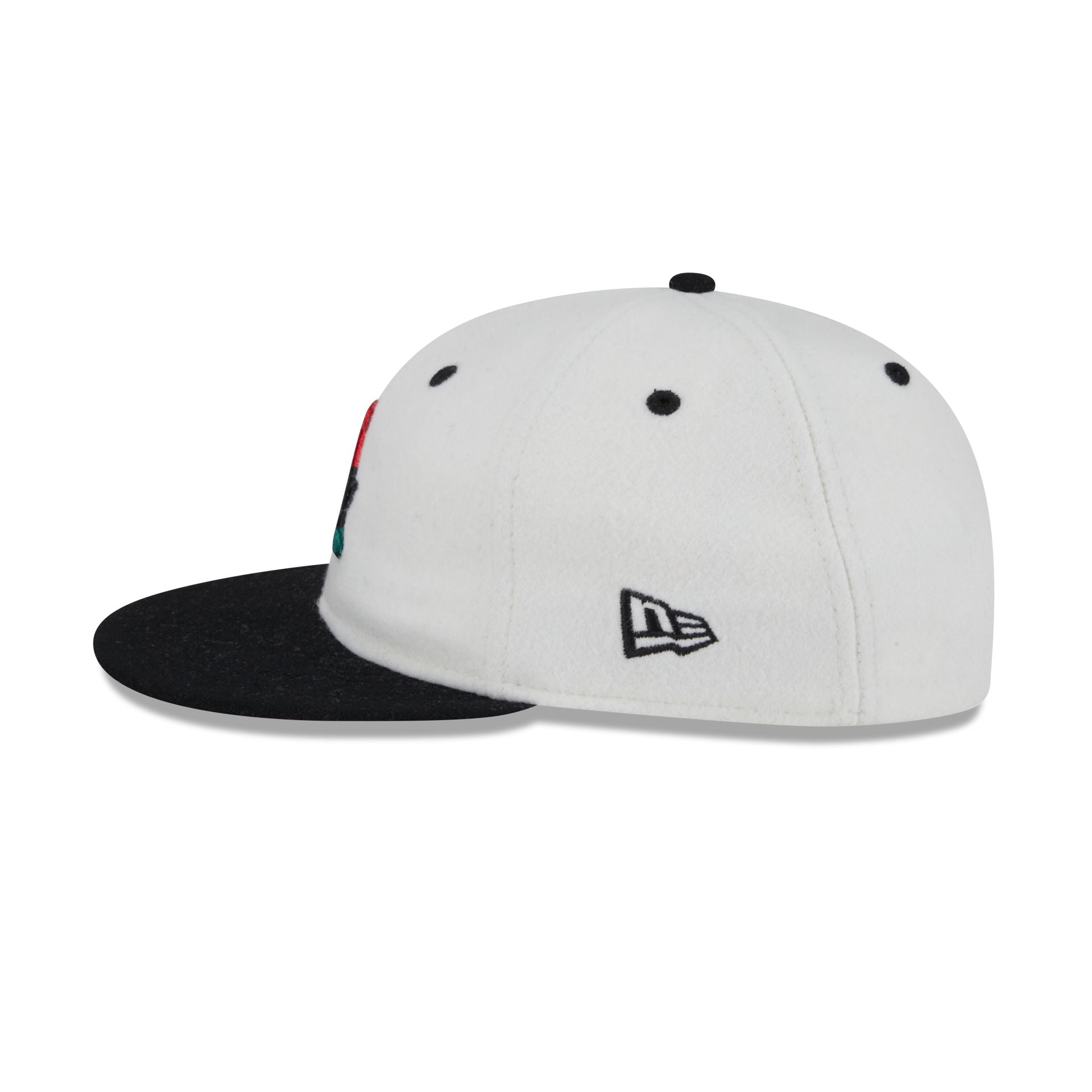 Atlanta Black Crackers Tri Color Retro Crown 9FIFTY Snapback Hat